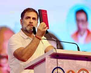 Rahul Gandhi breaks silence, says BJP insults Ambedkar with attacks on Constitution (Ld)