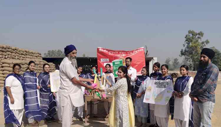 Innocent Hearts College of Education organised an Awareness drive on ‘Stop Stubble burning’