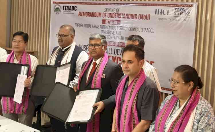 IHCL AND TATA STRIVE PARTNER WITH TRIPURA TRIBAL AREAS AUTONOMOUS DISTRICT COUNCIL TO LAUNCH A SKILL CENTRE IN TRIPURA