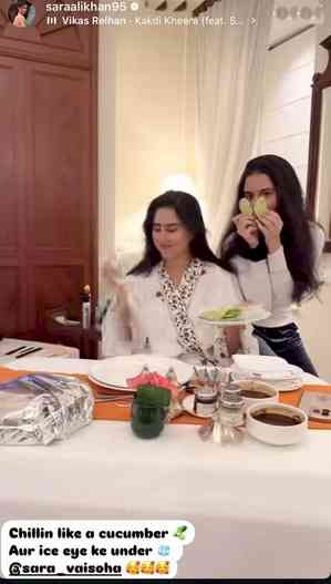 Sara Ali Khan is ‘chilling like a cucumber’