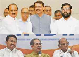 Maha polls: Mahayuti, MVA strive to weather friendly fights  