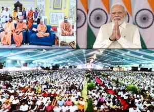 PM Modi participates in 200th year celebrations of Shree Swaminarayan Mandir in Gujarat