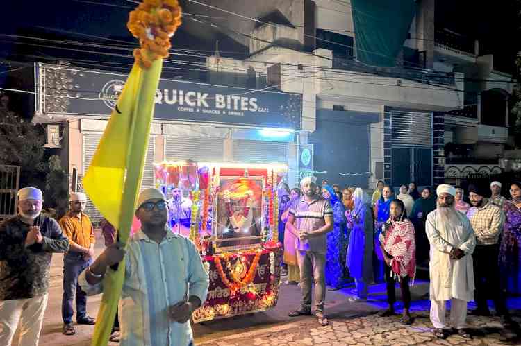 'Prabhat Pheri' in the city to mark the Prakash Parv of Shri Guru Nanak Dev Ji