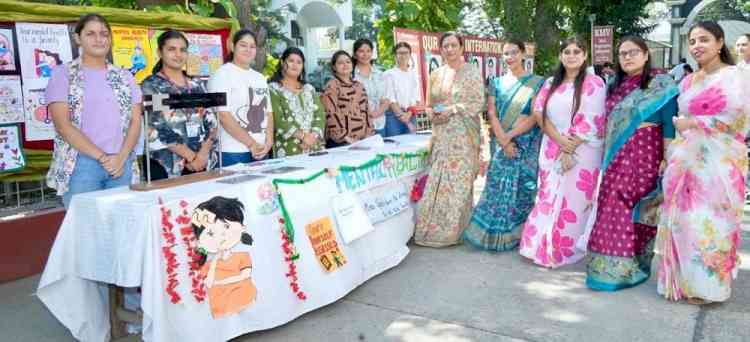 KMV organises various competitions to create awareness about Mental Health