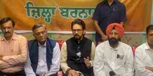 Bypolls: Punjab failed to safeguard interests of farmers, says Anurag Thakur