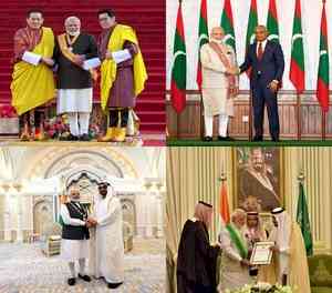 Honoured by the world: PM Modi's record number of highest civilian awards