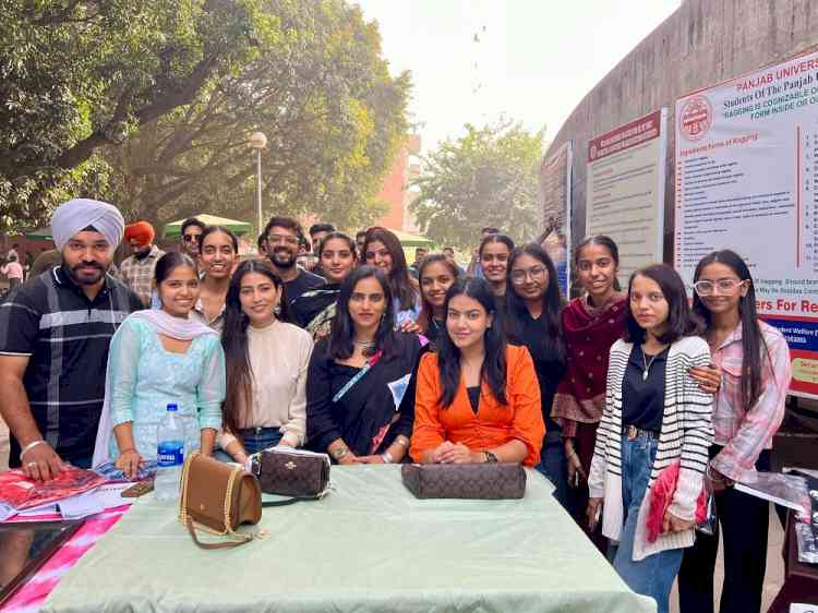 Vibrant thrift event at Student Center, Panjab University