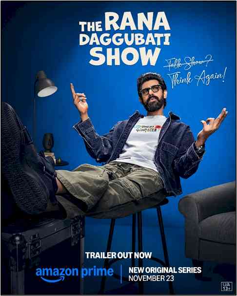 Discover the Unexplored Side of Celebrities with Rana Daggubati on Prime Video’s Unscripted Telugu Original—The Rana Daggubati Show! Trailer Out Now