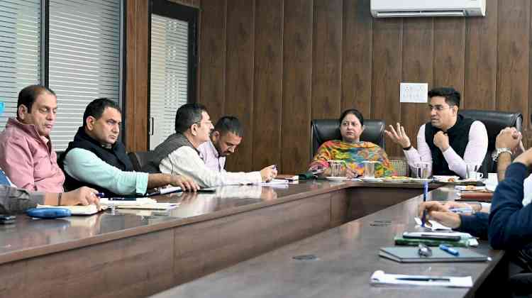 MLA Chhina and MC Chief hold meeting with officials for expediting development works and ensuring cleanliness 