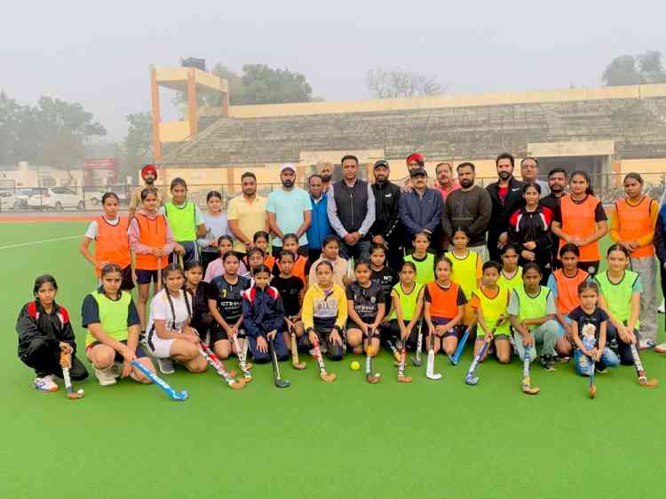 From Roots To Inspiration: Olympian Gagan Ajit Singh returns to Hockey Stadium in Ferozepur, igniting dreams of budding hockey stars