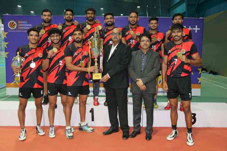 LPU Bagged the Title of North-Zone Inter-University Kabaddi (Men) Champions