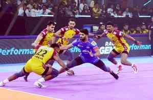 PKL Season 11: Telugu Titans humble table-toppers Haryana Steelers by 22 points