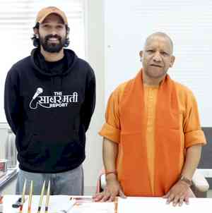 Vikrant Massey pays a visit to UP CM Yogi Adityanath