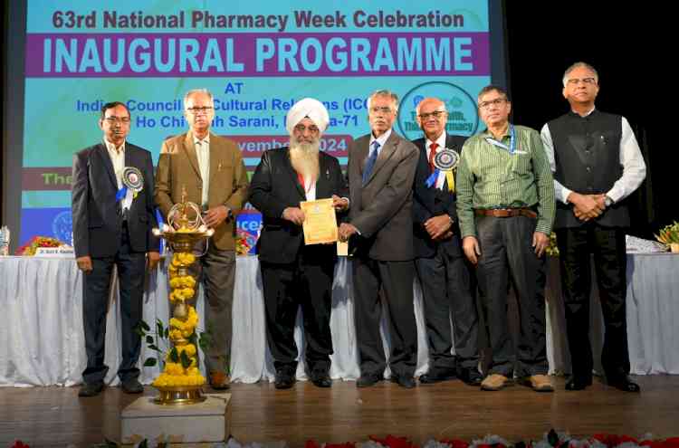 Prestigious Acharya P.C. Ray Award for Prof Bhoop