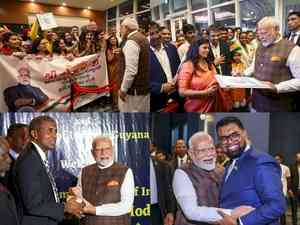 PM Modi thanks Indian diaspora in Guyana for warm welcome