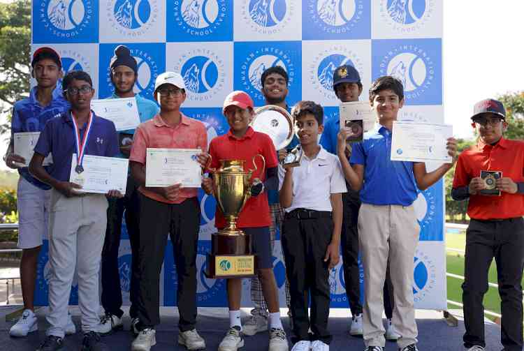 Over 60 students from schools across India participated in 10th Annual CIS Junior Golf Tournament