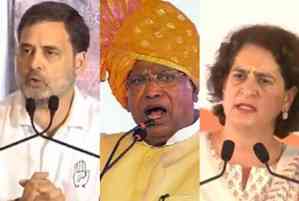 Maha polls: Rahul Gandhi, Kharge urge voters to protect self-respect, constitution