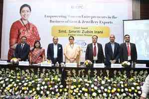 Women entrepreneurs driving innovation, growth in gem & jewellery sector: Smriti Irani