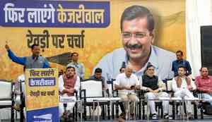 Our 6 free services in Delhi pinching rivals: Kejriwal at 'Revadi par Charcha' campaign