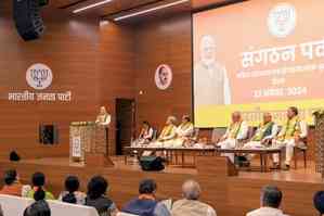 J.P. Nadda chairs BJP's 'Sangathan Parv Workshop' in Delhi to discuss organisational elections