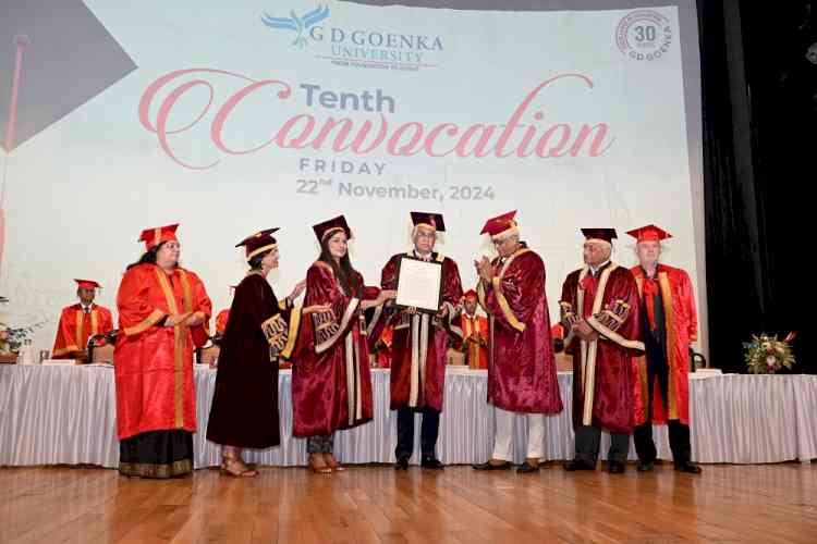 Honouring Excellence: GD Goenka University Celebrates Its 10th Convocation Ceremony