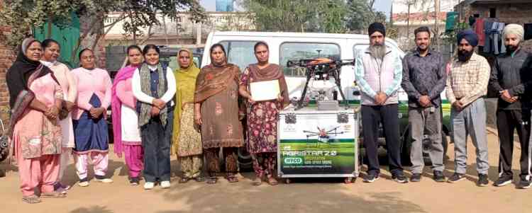 Women Empowerment: Arvinder Kaur from Swaddi Kalan becomes drone pilot, sets example for others