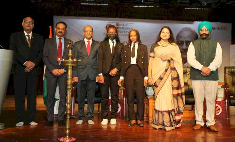 Hon’ble Justice Rajesh Bindal, Judge of the Supreme Court of India, addressed law students at LPU