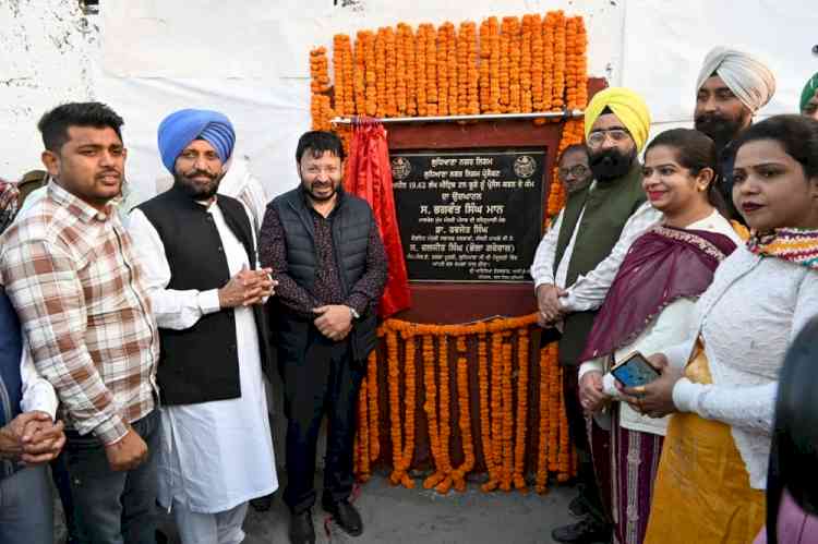 Local bodies minister Dr Ravjot Singh inaugurates different projects worth over Rs 120 crore in city