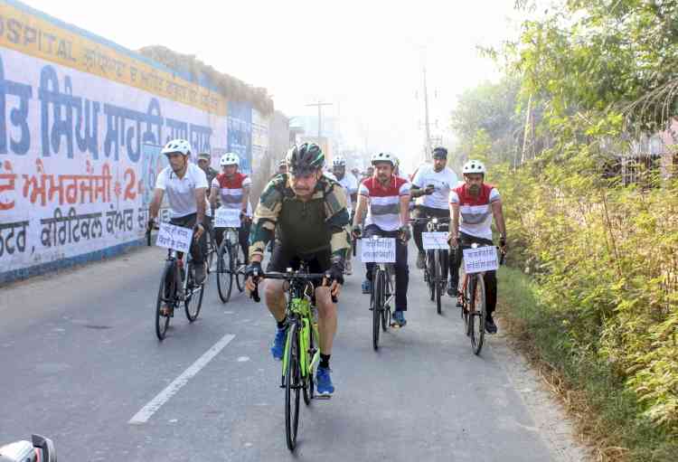 BSF organises cycle rally to promote awareness against drug abuse