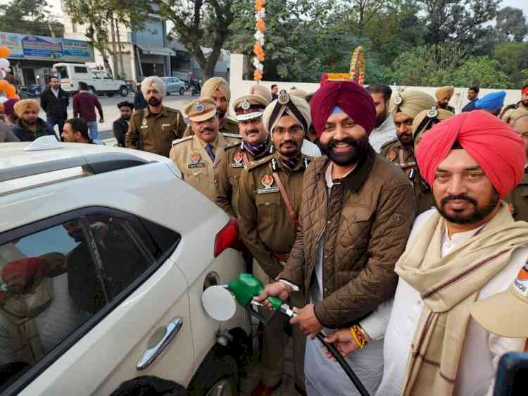 Jail Minister Laljit Singh Bhullar inaugurates petrol pumps at Nabha and Fazilka Jails