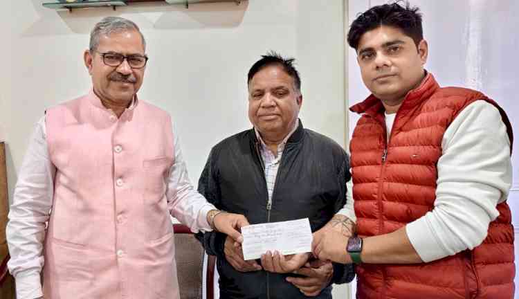 Social worker donates Rs.21,000 to mark World Disability Day