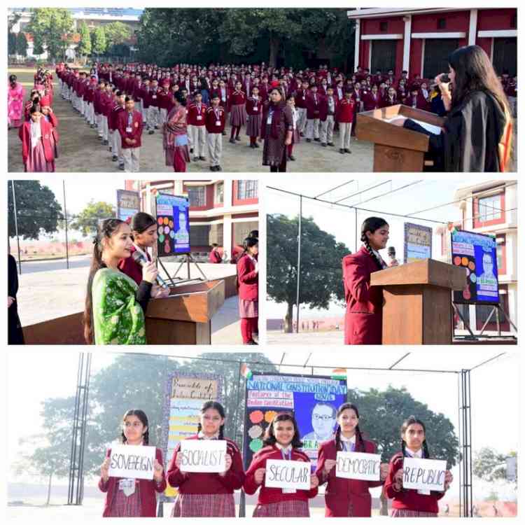 National Constitution Day celebrations at DRV DAV Centenary Public School