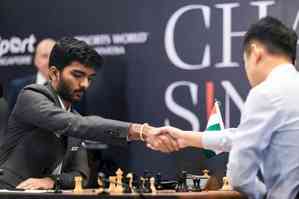 World Chess Championship: Gukesh strikes back to beat Ding Liren in third game, ties scores