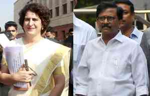 Sanjay Raut hails Priyanka Gandhi as 'sherni'; SS-UBT leader whacks Congress