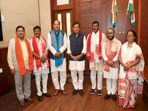 Five newly-elected legislators take oath as Assam Assembly members