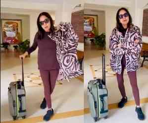 Neena Gupta shares glimpse of her idea of ‘Mumbai winter’