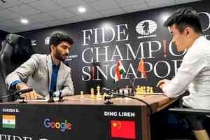 World Chess Championship: Ding Liren fails to capitalise as Gukesh D holds on to draw in Game 6