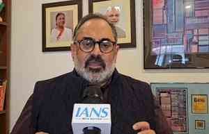 Cong trying to cover up failure by blaming ECI, EVMs: Rajeev Chandrasekhar