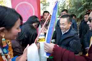 Sikkim CM lays foundation stone for Kunzang Chokhorling Monastery