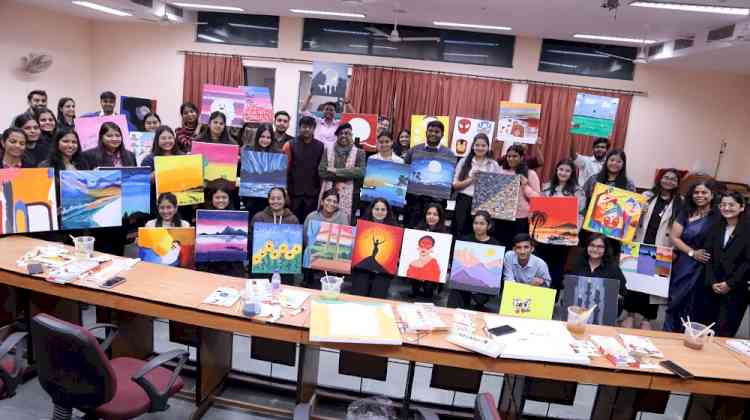 BIMTECH integrates Art and Business at the Art workshop with Padma Shri Paresh Maity