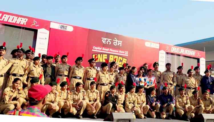 NCC Cadets perform traffic control duty in one race half marathon