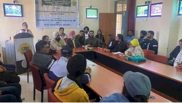 ONE-DAY TRAINING ON IRRIGATION AND PRIMARY PROCESSING OF MILLETS HELD AT PAU-KVK JALANDHAR