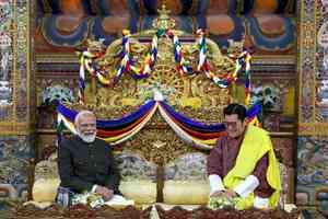 Bhutan King to begin India visit tomorrow