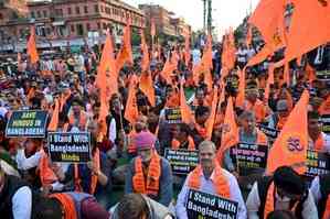 Protests held in Rajasthan against atrocities on Hindus in B’desh