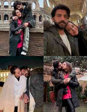 Sonakshi Sinha and Zaheer Iqbal enjoy cozy dinners with a view in Rome