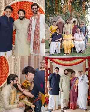 Venkatesh Daggubati shares heartwarming pictures from Naga Chaitanya, Sobhita Dhulipala’s wedding