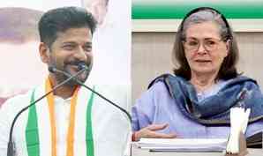 Telangana CM Revanth Reddy greets Sonia Gandhi on birthday