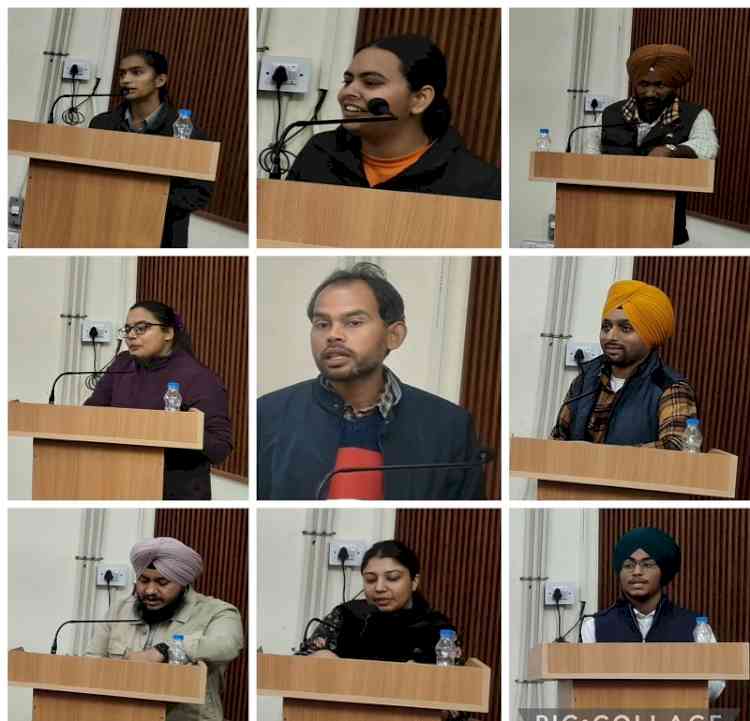 Panjab University organised Bharti Bhasha Utsav