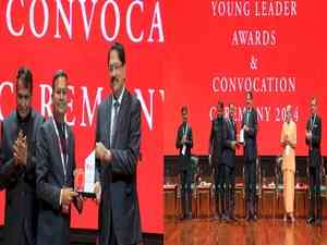 BJP leader Ujjwal Deepak honoured with ‘Young Leaders Award’ by Rishihood University for political, social contributions