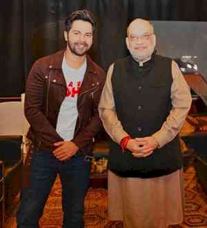 ‘Baby’ Varun Dhawan meets Amit Shah, says ‘absolute pleasure’